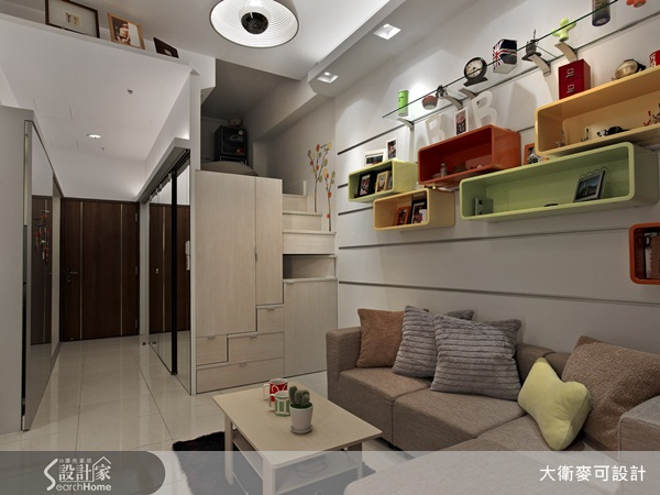 小坪數、閣樓、中古屋、現代風